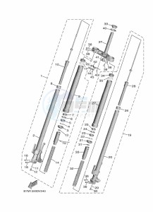 CZD300-A XMAX 300 (BBA1) drawing WATER PUMP