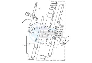 BT BULLDOG 1100 drawing FRONT FORK