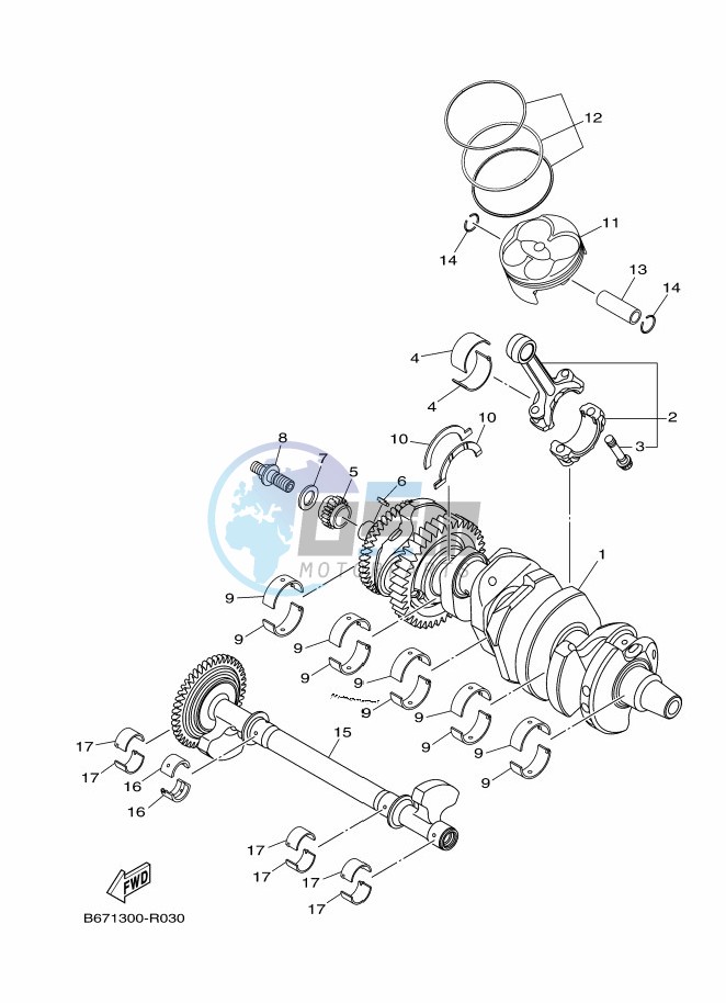 CRANKSHAFT & PISTON