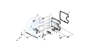 MAXSYM 400 EFI drawing CYLINDER HEAD COVER