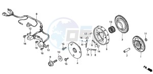 VFR750F drawing PULSE GENERATOR