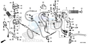 TRX420TE1H Europe Direct - (ED) drawing SWITCH/CABLE