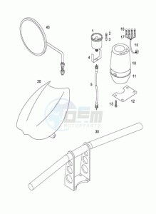 FUN_SPORT_R_L1 50 L1 drawing Handelbar-speedometer-mirror