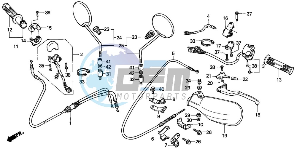 HANDLE LEVER/SWITCH/CABLE (2)