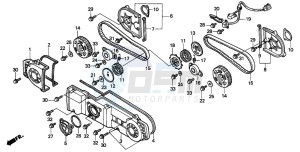 GL1500SE GOLDWING SE drawing FRONT COVER