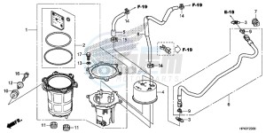 TRX420FPED TRX420 Europe Direct - (ED) drawing FUEL PUMP