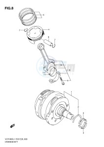 VLR1800 (E3-E28) drawing CRANKSHAFT