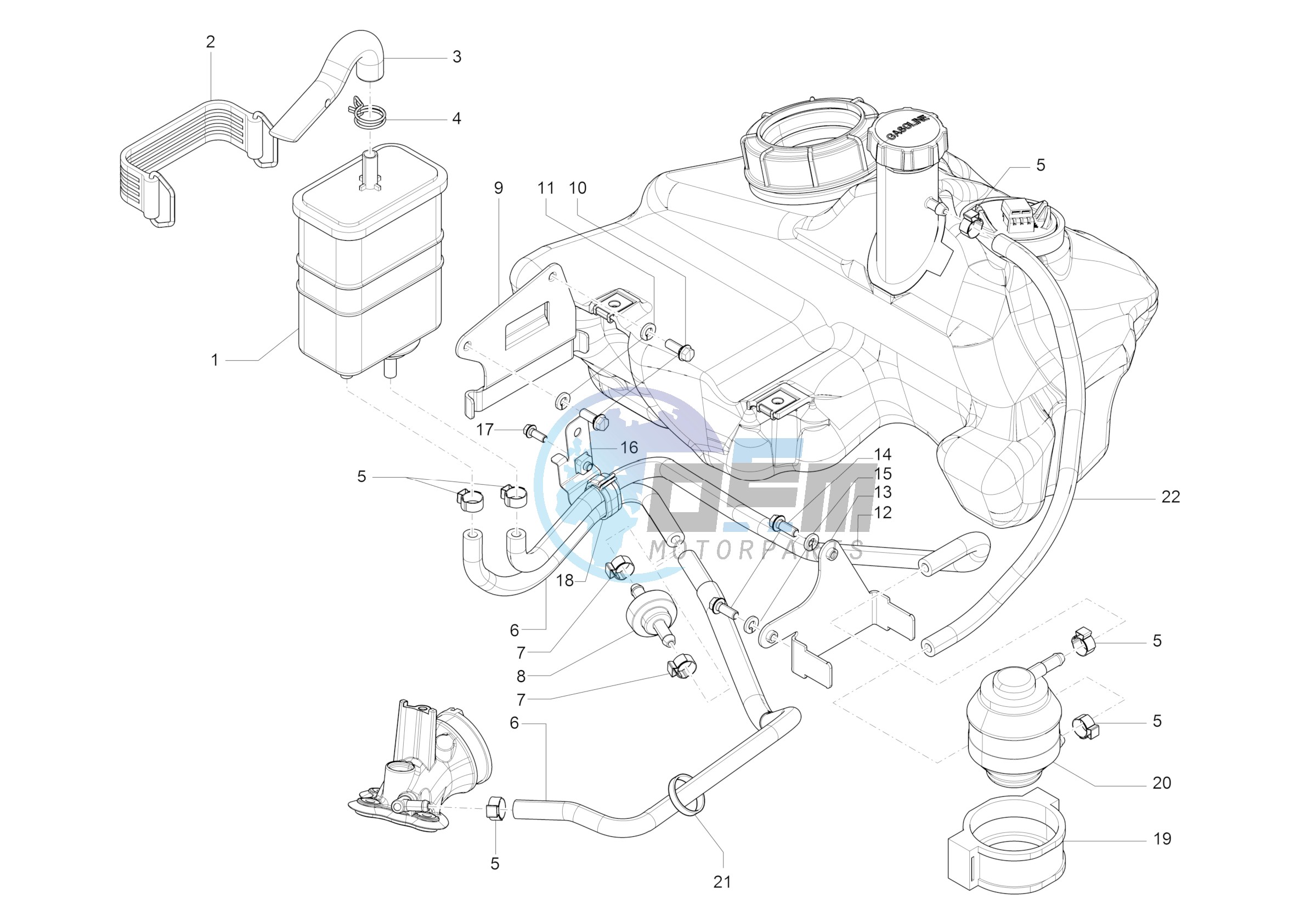 Anti-percolation system