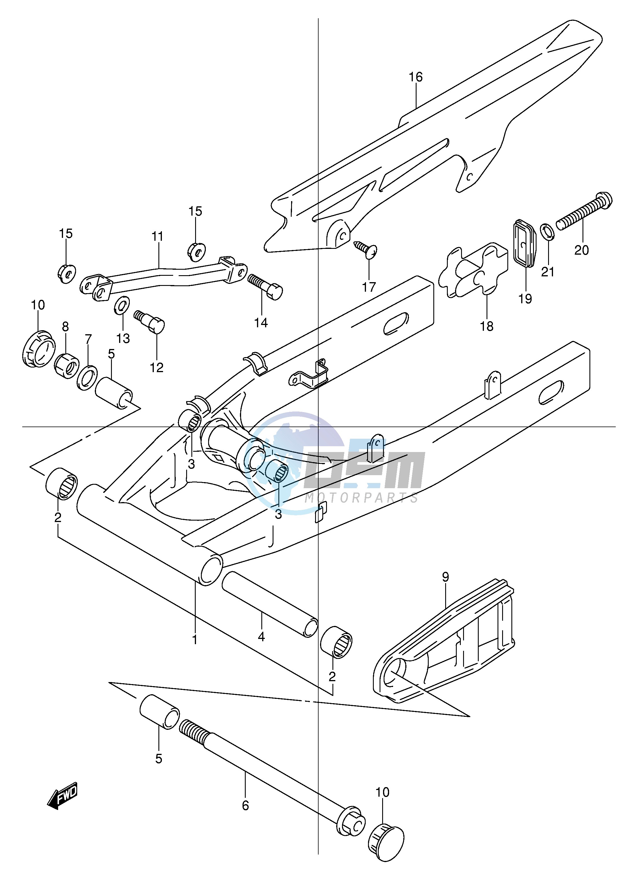 REAR SWINGING ARM