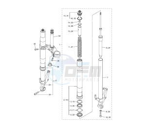 FZ1-NA 1000 drawing FRONT FORK