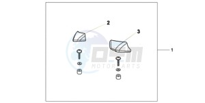 XL700V9 France - (F / CMF SPC) drawing PILLION ARM REST SET