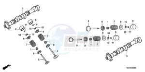 GL18009 Korea - (KO / AB) drawing CAMSHAFT/VALVE