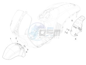 946 125 4T 3V ABS ARMANI (EMEA, APAC) drawing Wheel huosing - Mudguard