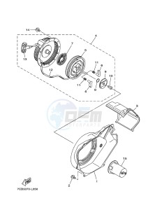 EF5200FW 357 (7C53 7C53) drawing AIR SHROUD & STARTER