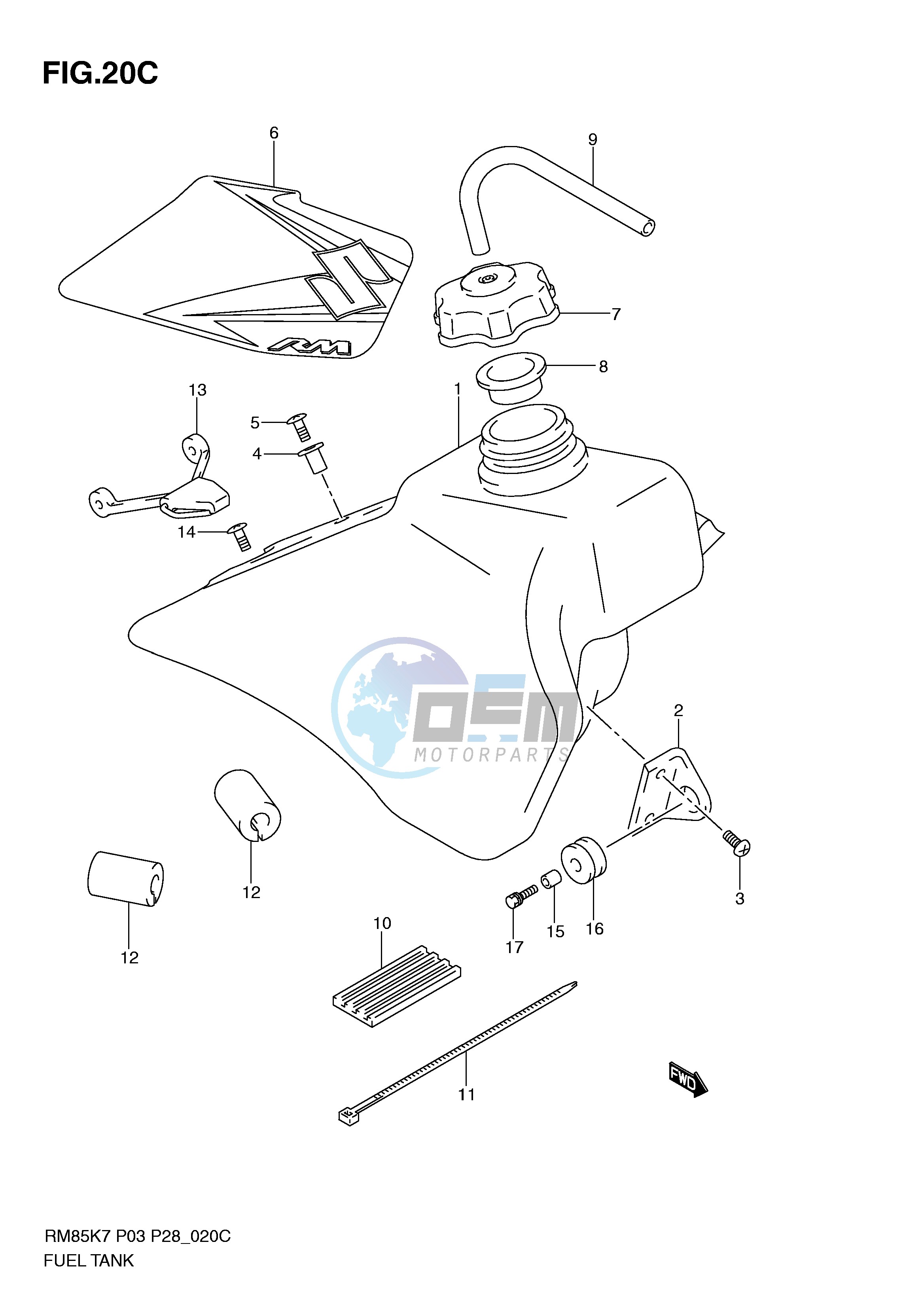 FUEL TANK (MODEL L0)