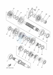 YFZ450R (BW2V) drawing TRANSMISSION