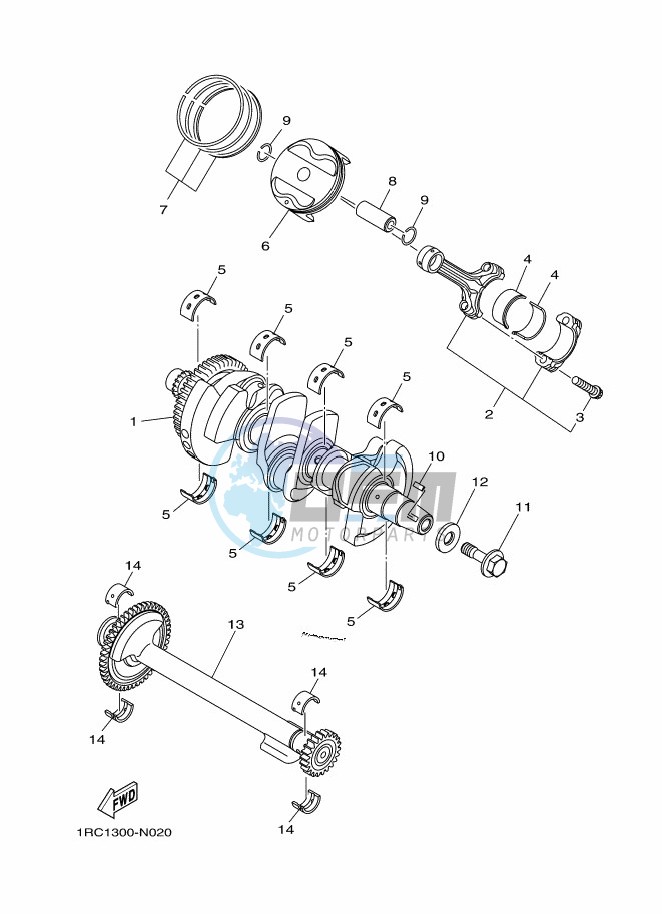 CRANKSHAFT & PISTON