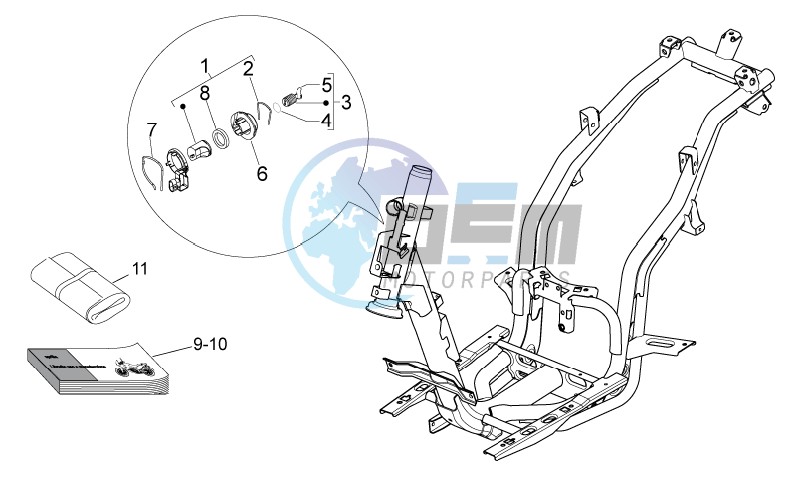 Lock hardware kit