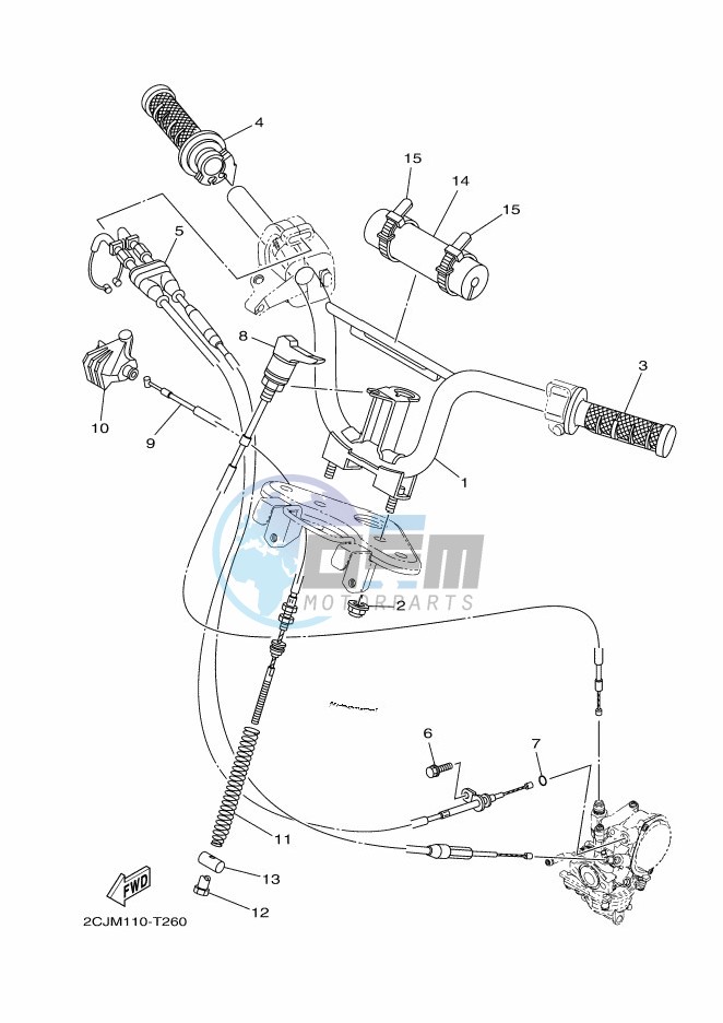 STEERING HANDLE & CABLE