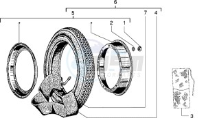 PX 125 E drawing Wheel