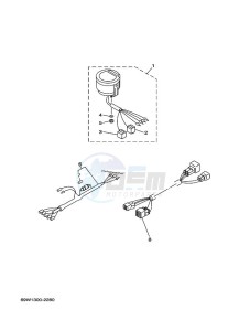 F40C drawing SPEEDOMETER