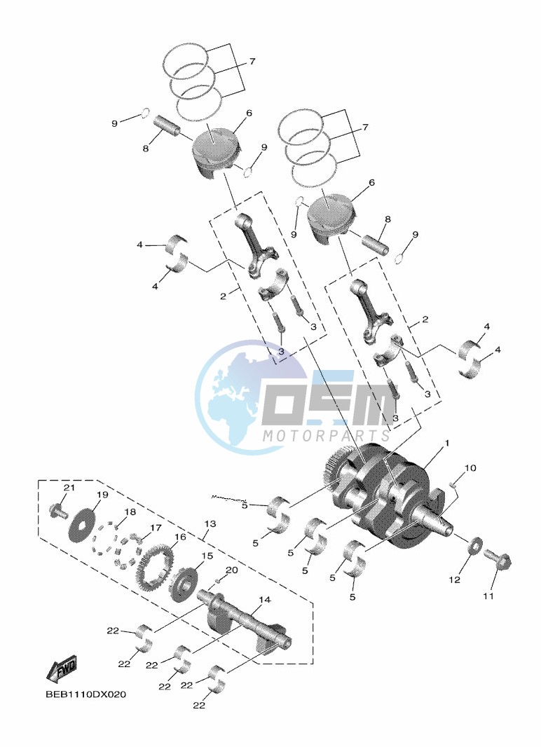 CRANKSHAFT & PISTON