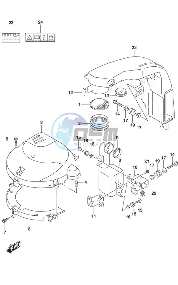 Silencer/Ring Gear Cover