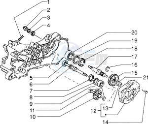 Easy Moving 50 drawing Rear wheel shaft