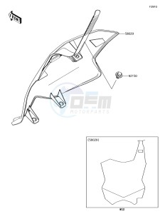 KX450F KX450HJF EU drawing Accessory