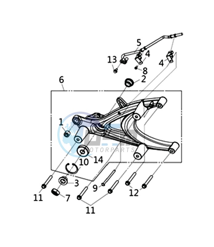 REAR FORK - REAR SUSPENSION