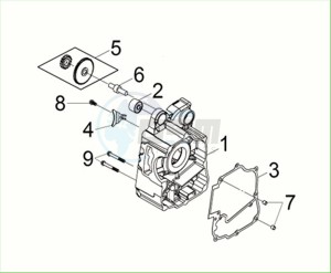 CRUISYM a 125 (LV12W3Z1-EU) (E5) (M3) drawing R. CRANK CASE