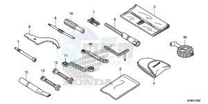 CB1000RD CB1000R UK - (E) drawing TOOL