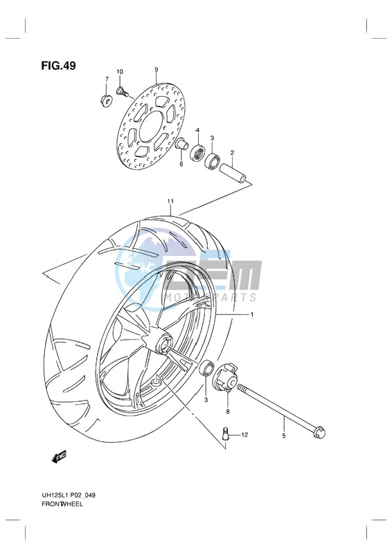 FRONT WHEEL