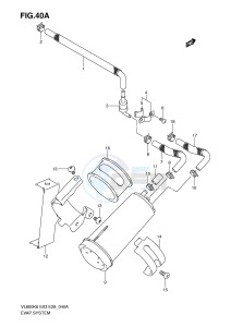 VL800 (E3-E28) VOLUSIA drawing EVAP SYSTEM (MODEL K9 L0 E33)