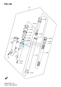 AN400Z ABS BURGMAN EU-UK drawing FRONT FORK DAMPER