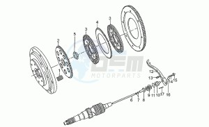 850 T5 Polizia - CC - PA - NC Polizia/CC/PA/NC drawing Clutch