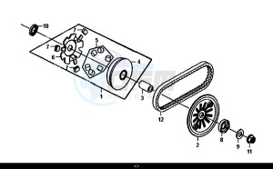 SYMPHONY ST 50 (XB05W4-EU) (E4) (L7-M0) drawing MOVABLE DRIVE FACE ASSY