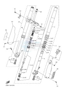 WR250F (2GB2 2GB3 2GB4 2GB4) drawing FRONT FORK