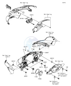 NINJA ZX-10R ABS ZX1000SGFA XX (EU ME A(FRICA) drawing Headlight(s)