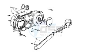 BOULEVARD - 125 CC 4T EU3 drawing CLUTCH COVER