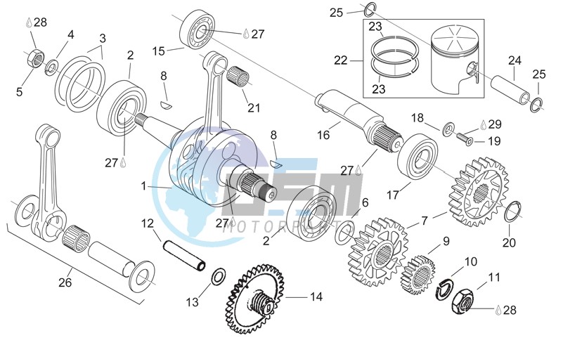 Crankshaft - Balance shaft