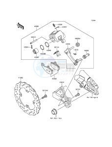 ER-6F EX650EGF XX (EU ME A(FRICA) drawing Rear Brake