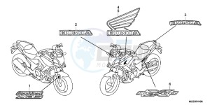 NC700XAD NC700X ABS Europe Direct - (ED) drawing MARK