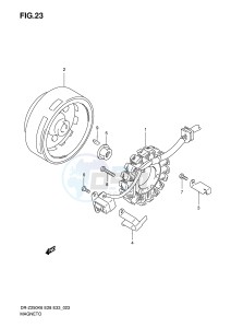 DR-Z250 (E28-E33) drawing MAGNETO