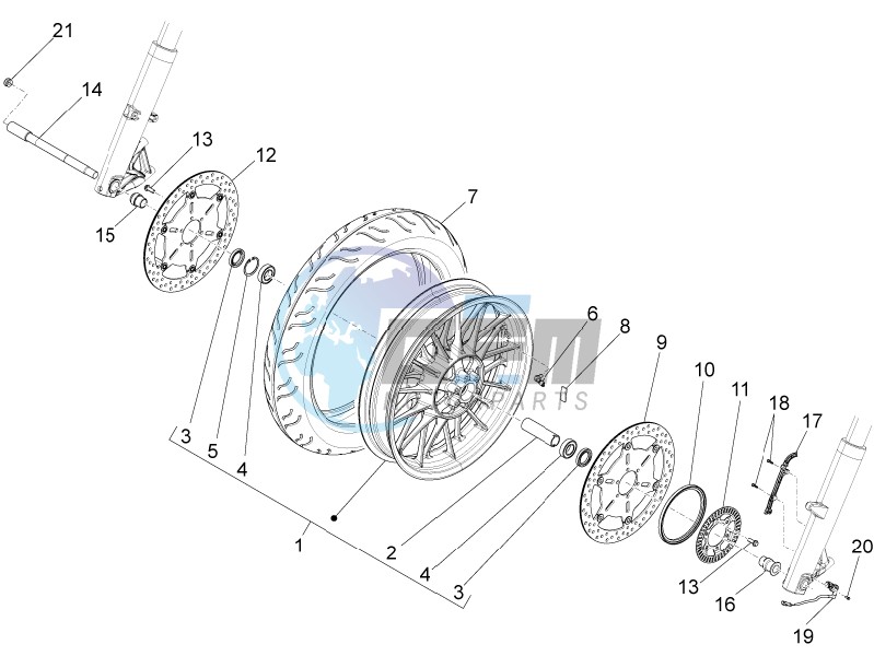 Front wheel