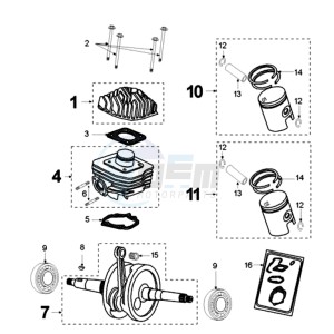 VIVA 2 SPA drawing CRANKSHAFT