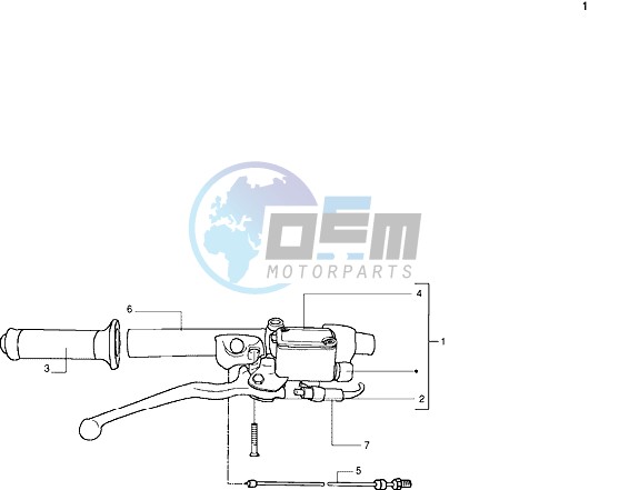 Front brake cylinder