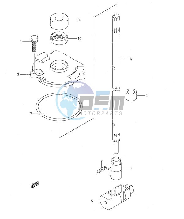 Clutch Rod C/R (2008 & Newer)