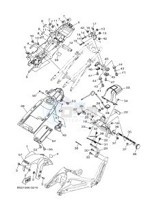 MTN850-A MTN-850-A MT-09 ABS (BS27) drawing FENDER