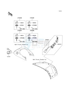 KVF 750 E [BRUTE FORCE 750 4X4I NRA OUTDOORS] (E8F-E9FA) E8FA drawing IGNITION SWITCH